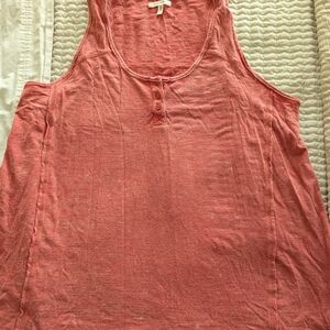 Women's Pink Sleeveless Top